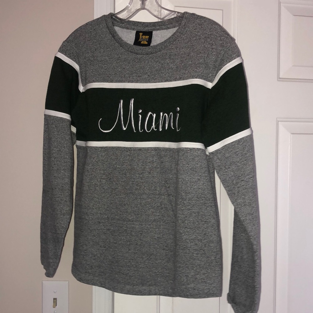 Miami u Miami long sleeve shirt